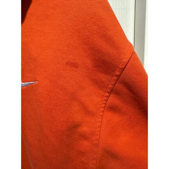 Nike Swoosh Hooded Full Zip Jacket Athletic Sporty Orange Women's Sz Med Dri Fit - Picture 6 of 8
